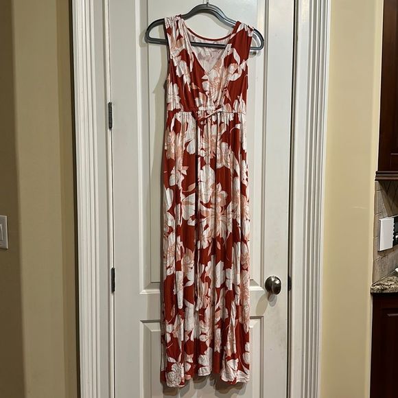ISABEL MATERNITY FLORAL MAXI - Picture 1 of 4